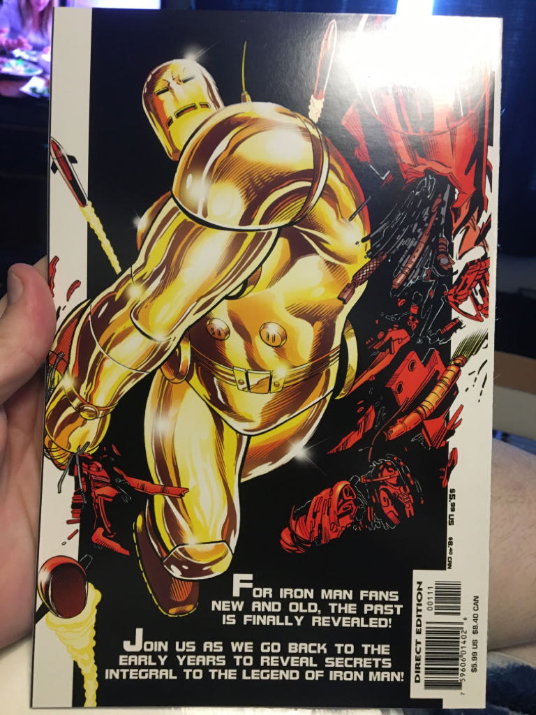 Iron Man: The Iron Age - Marvel (1) comic book collectible [Barcode 759606014026] - Main Image 2