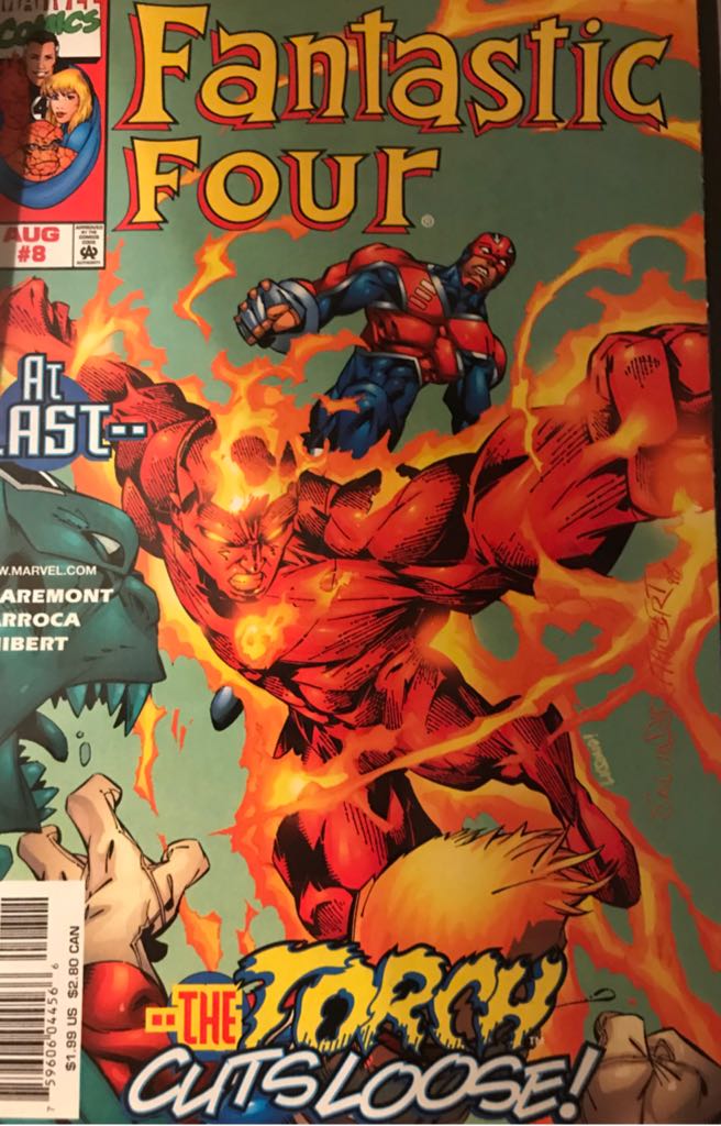 Fantastic Four (1998) - Marvel Comics (8 - Aug 1998) comic book collectible [Barcode 759606044566] - Main Image 1
