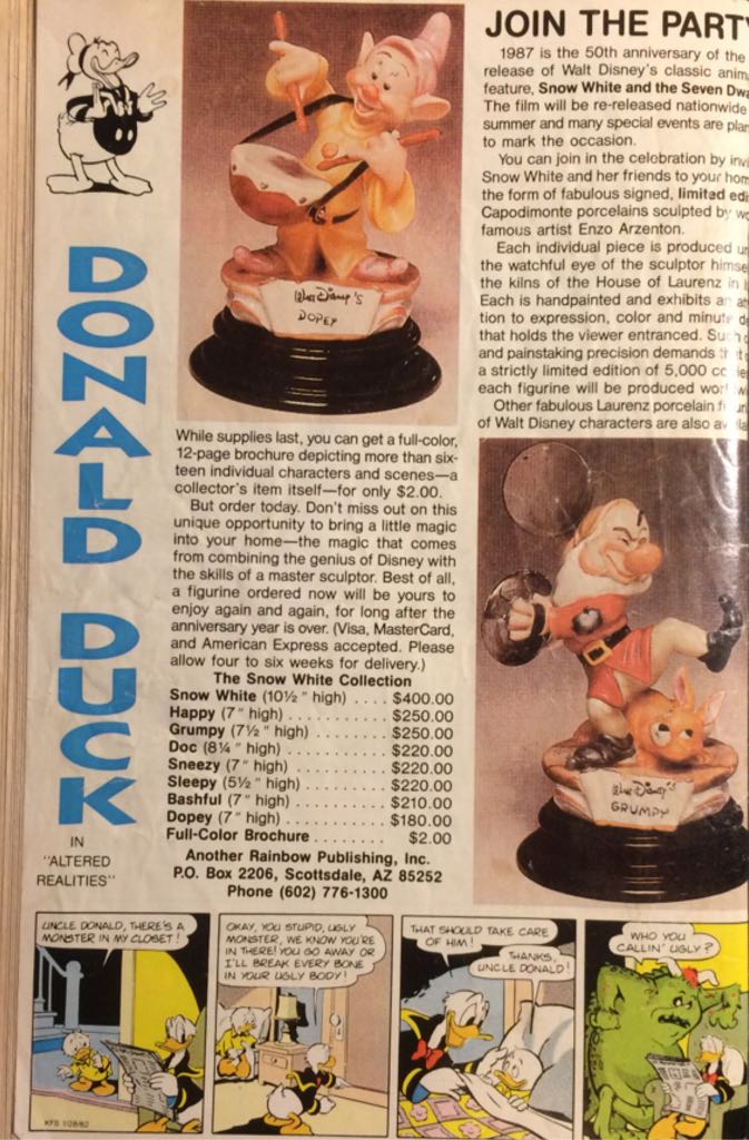 Donald Duck - Gladstone (258 - 10/1987) comic book collectible [Barcode 714899212030] - Main Image 2