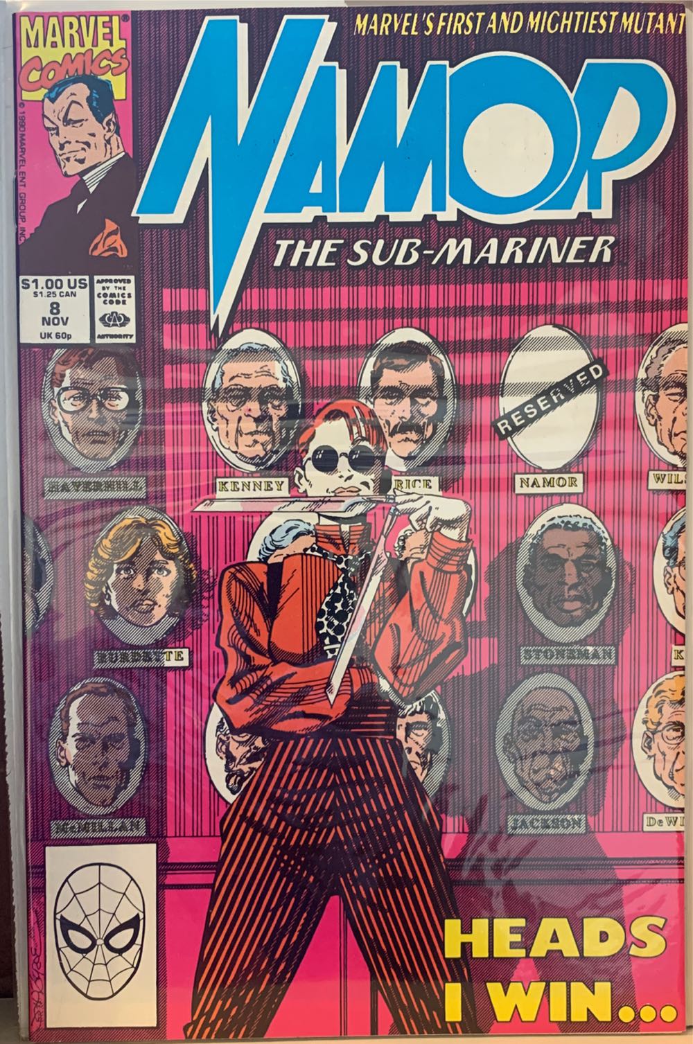 Namor The Sub-mariner - Marvel Comics (8 - Nov 1990) comic book collectible [Barcode 000000000] - Main Image 2