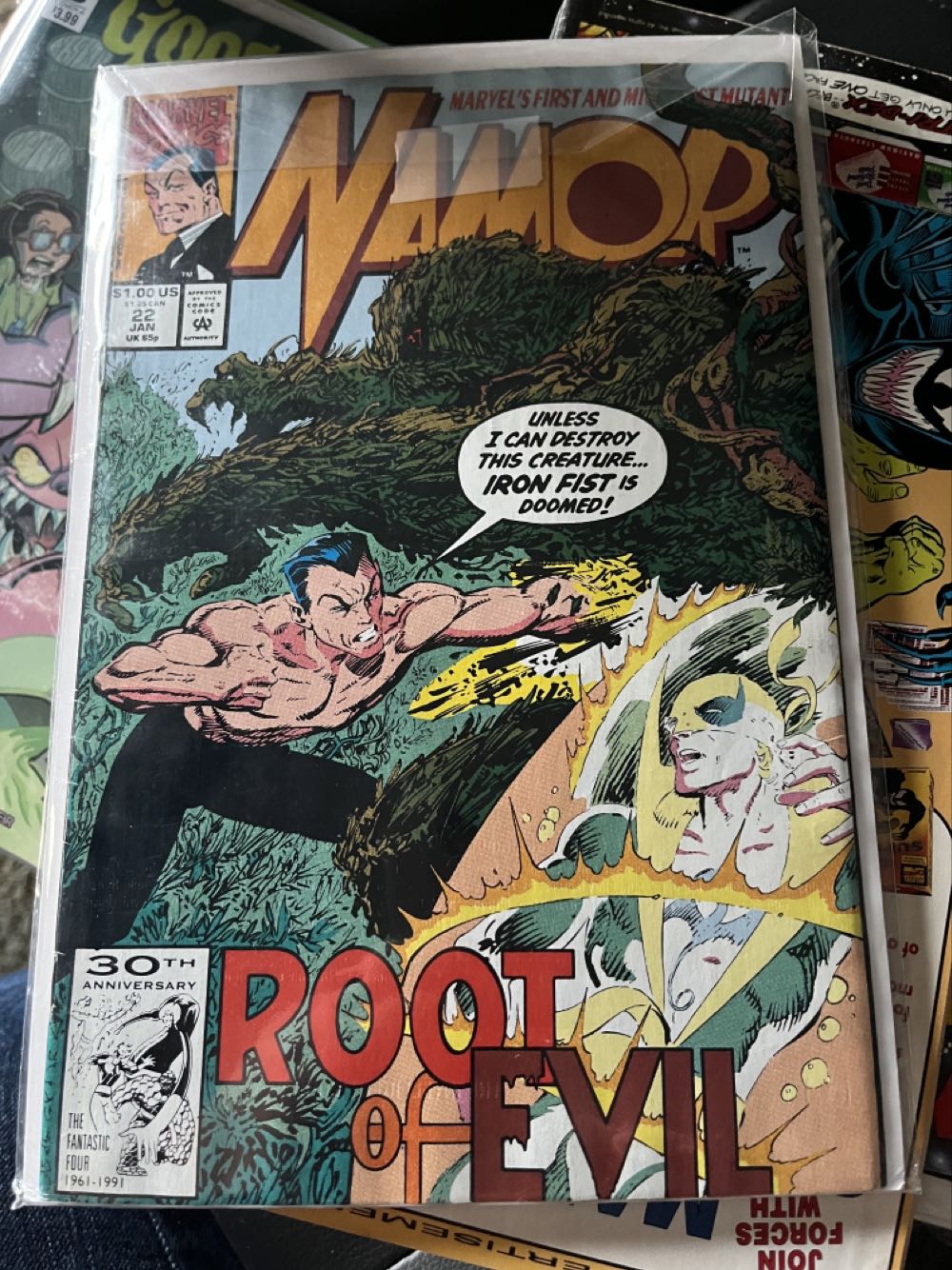 Namor The Sub-mariner #22 - Marvel Comics Group (22 - Jan 1992) comic book collectible [Barcode 009281028093] - Main Image 2