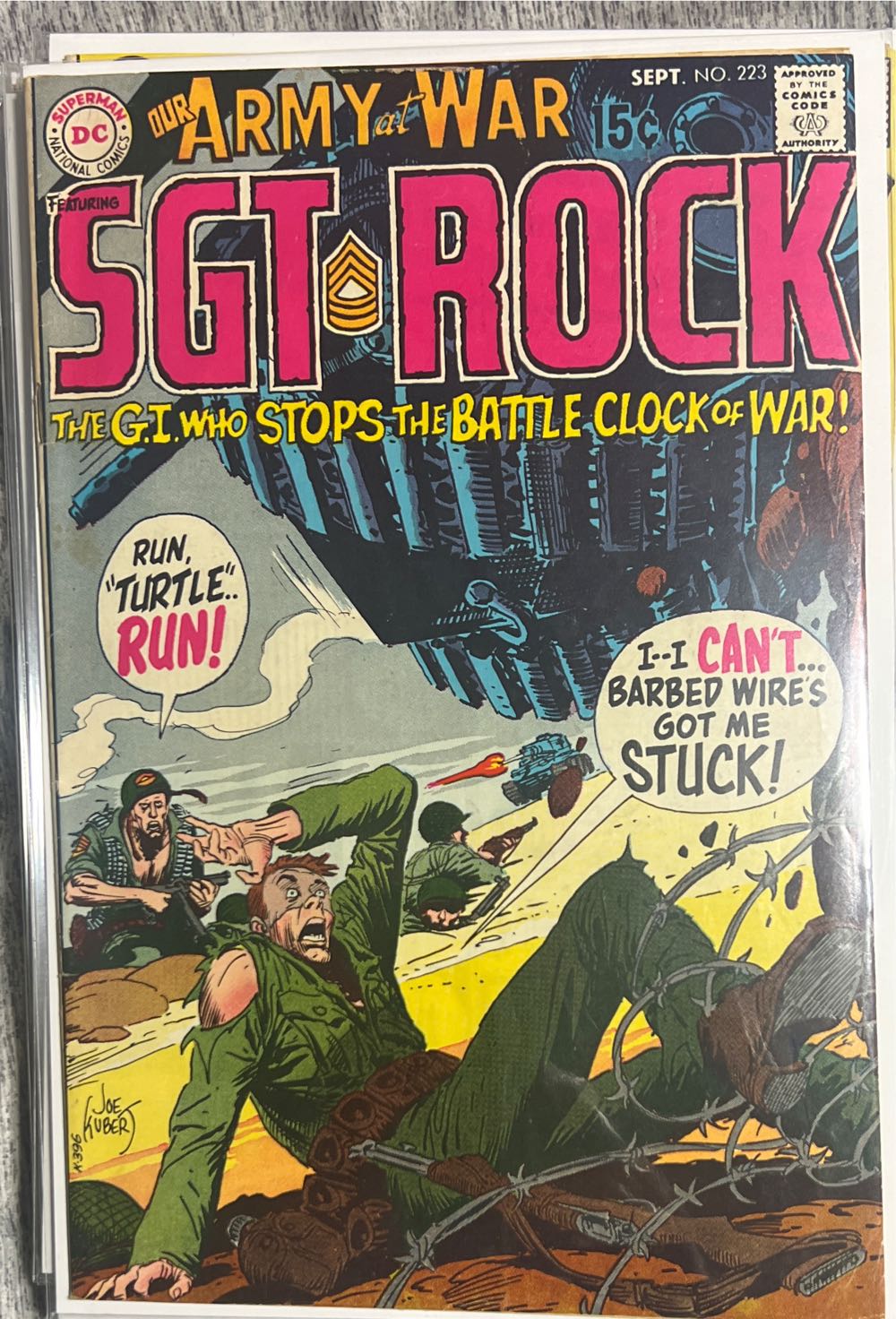 Our Army At War Featuring Sgt Rock - DC Comics (223 - 09/1970) comic book collectible [Barcode 9781401229429] - Main Image 2