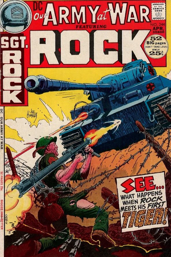 Our Army At War - National Periodical Publications Inc. (244 - Apr 1972) comic book collectible - Main Image 1