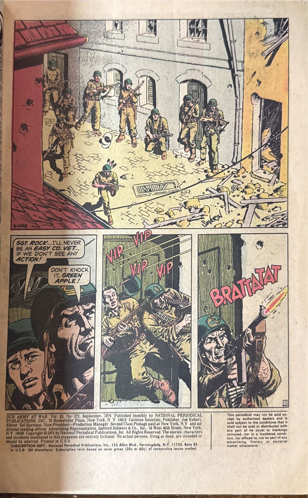 Our Army At War - DC (272 - 09/1974) comic book collectible - Main Image 3