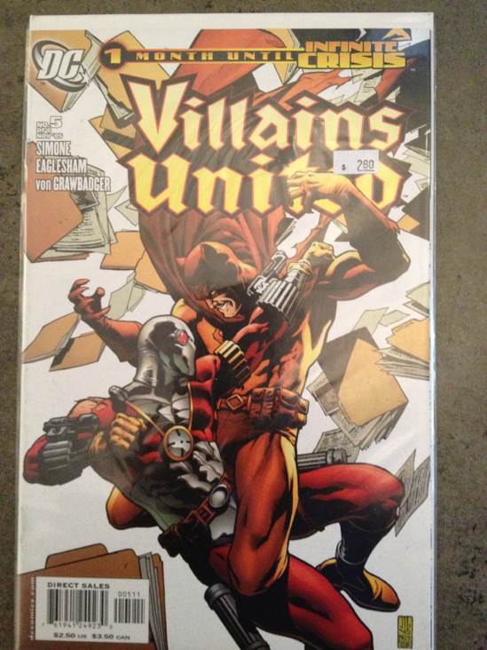 Villains United  (5) comic book collectible [Barcode 761941249230] - Main Image 1