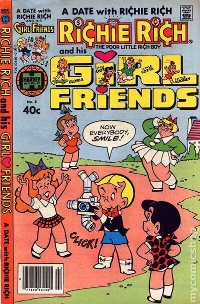 Richie Rich And His Girl Friends  (3) comic book collectible [Barcode 07167386] - Main Image 1