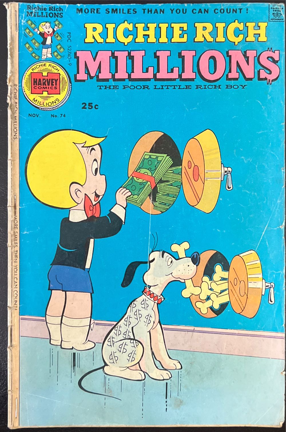 Richie Rich Millions - Harvey Publications Inc (74 - Nov 1975) comic book collectible [Barcode 7165852740] - Main Image 3