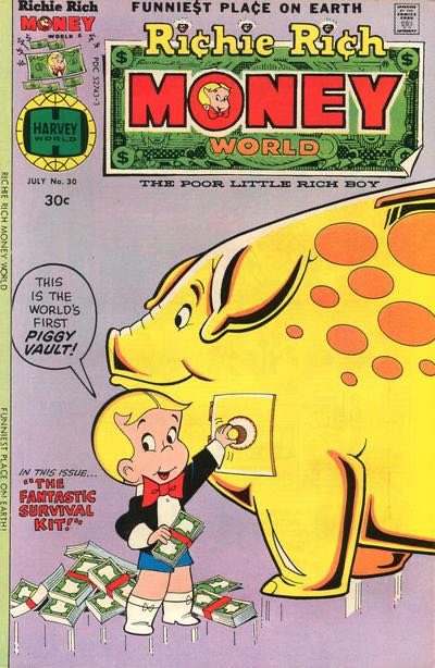 Richie Rich Money World - Harvey Illustrated Humor, Inc. (30 - 07/1977) comic book collectible - Main Image 2