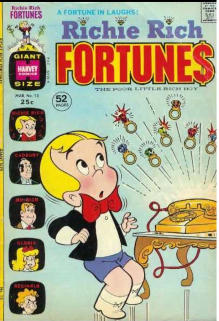 Richie Rich Fortunes  (15) comic book collectible [Barcode 071658527355] - Main Image 1