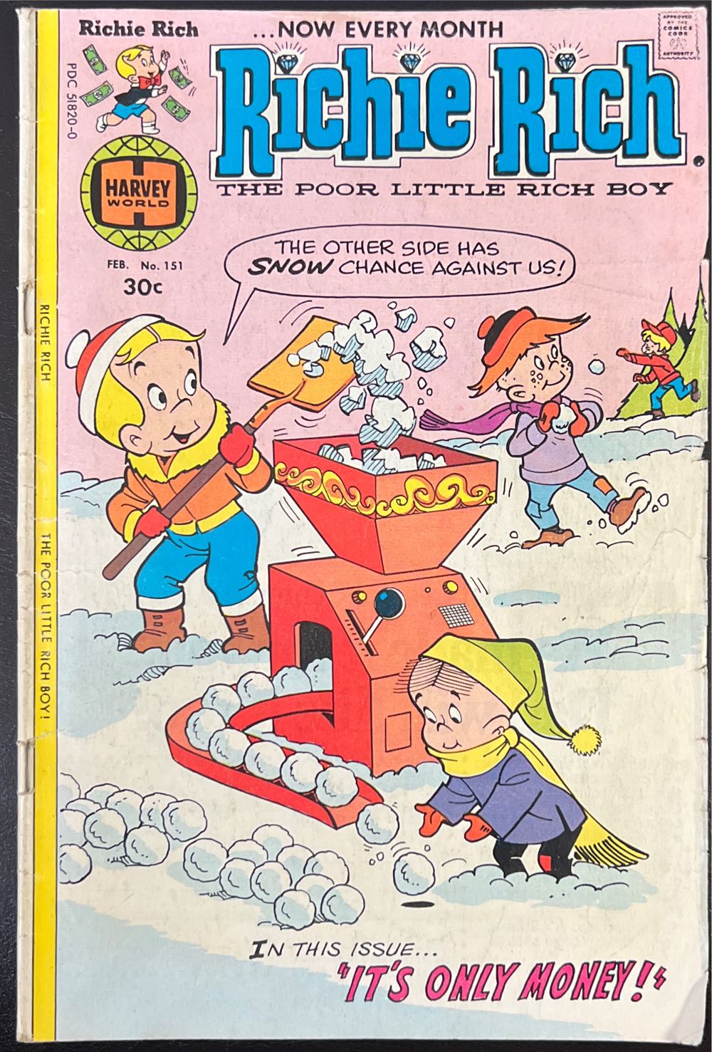Richie Rich - Harvey Publications Inc (151 - Feb 1977) comic book collectible - Main Image 3