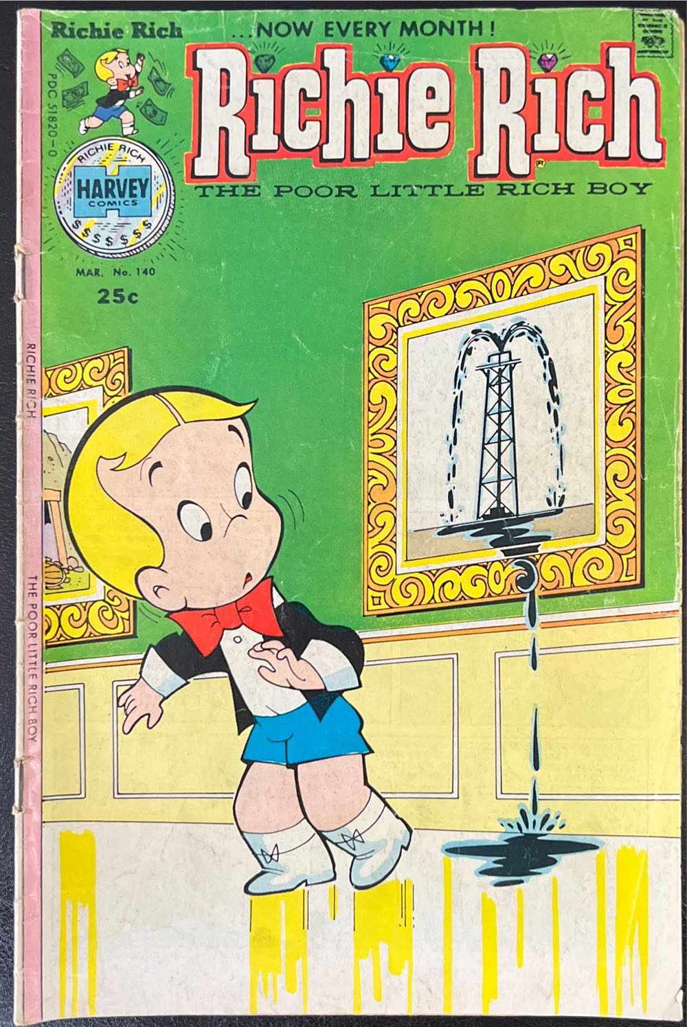 Richie Rich - Harvey Publications Inc (140 - Mar 1976) comic book collectible [Barcode 017896460100] - Main Image 3