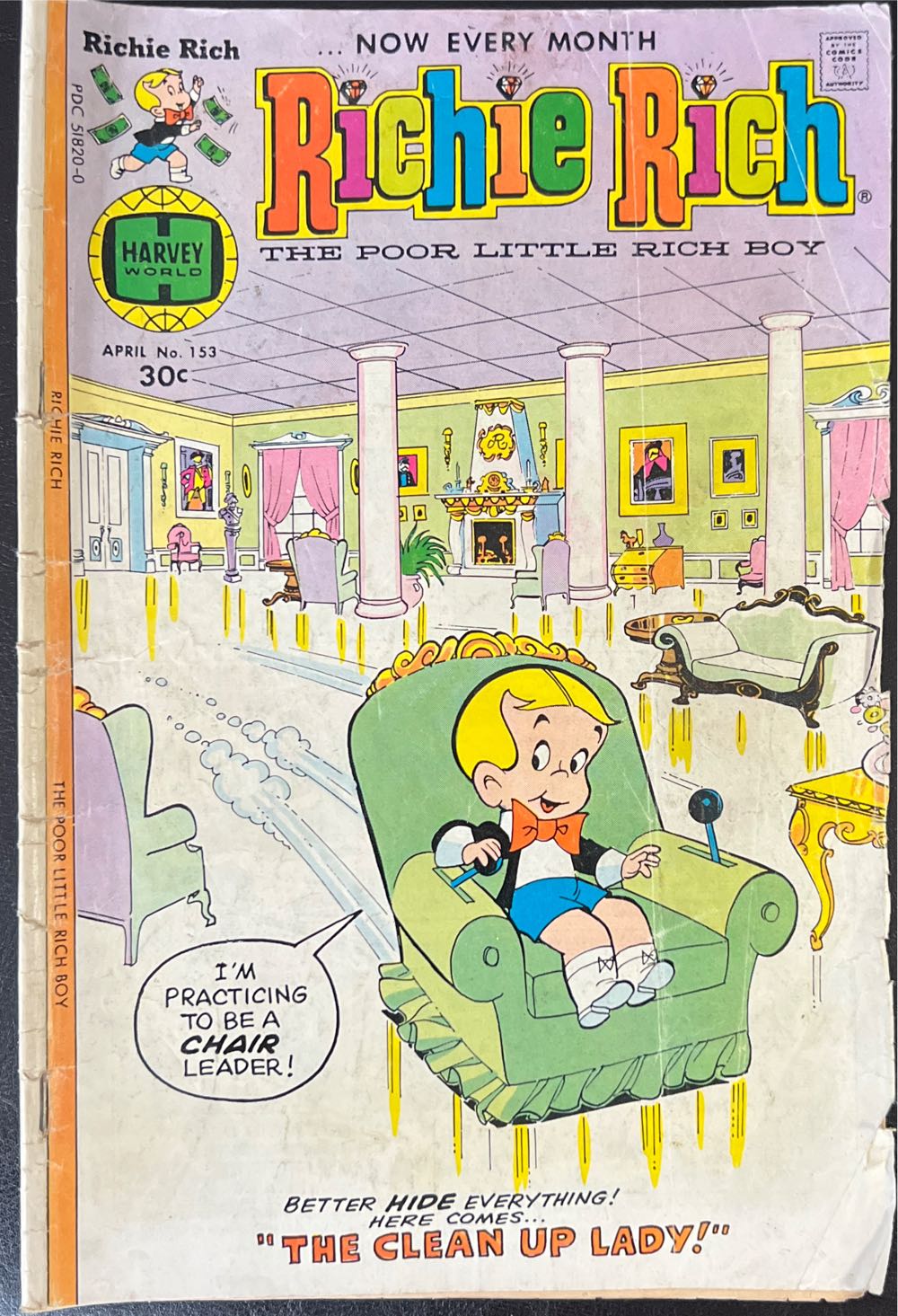Richie Rich - Harvey Publications Inc (153 - Apr 1977) comic book collectible - Main Image 3