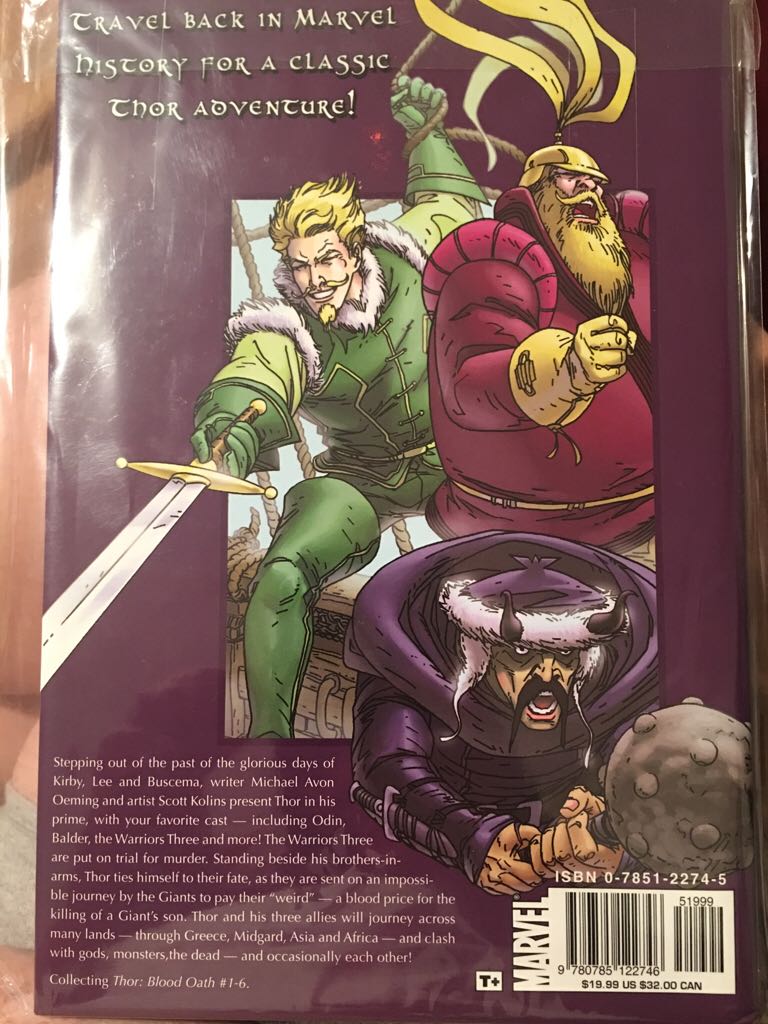 Thor: Blood Oath - Marvel Comics comic book collectible [Barcode 978078512274651999] - Main Image 2