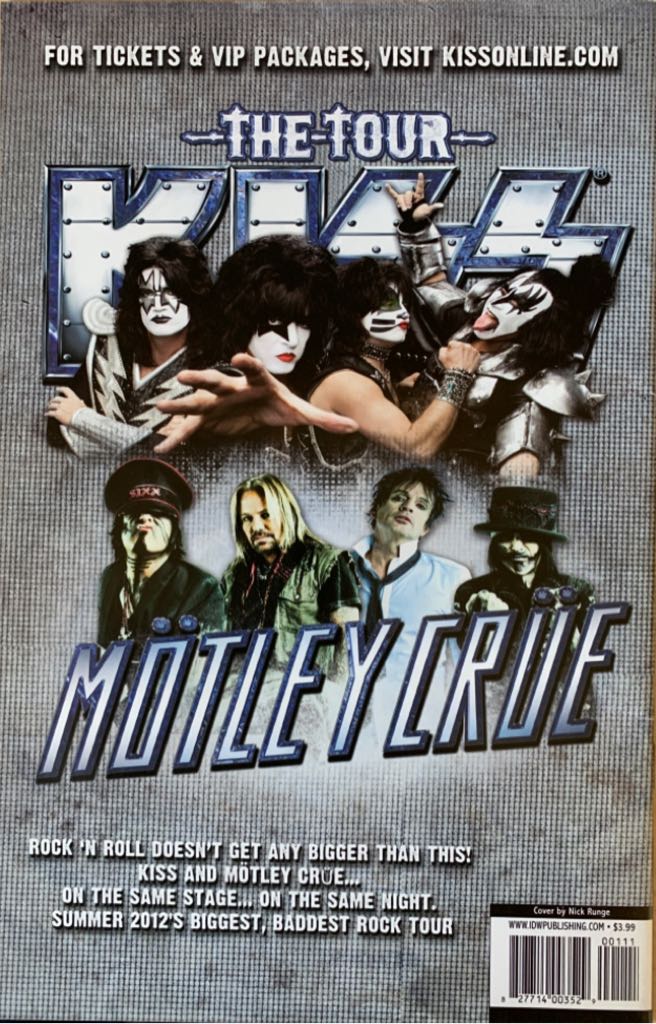 Kiss - IDW (1 - Jun 2012) comic book collectible [Barcode 070989325364] - Main Image 2