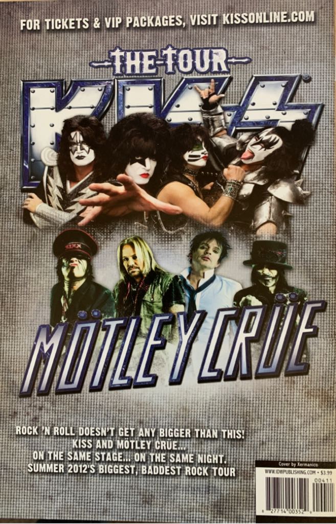 Kiss  #4 - IDW Publishing (4 - Sep 2012) comic book collectible [Barcode 827714003529] - Main Image 2