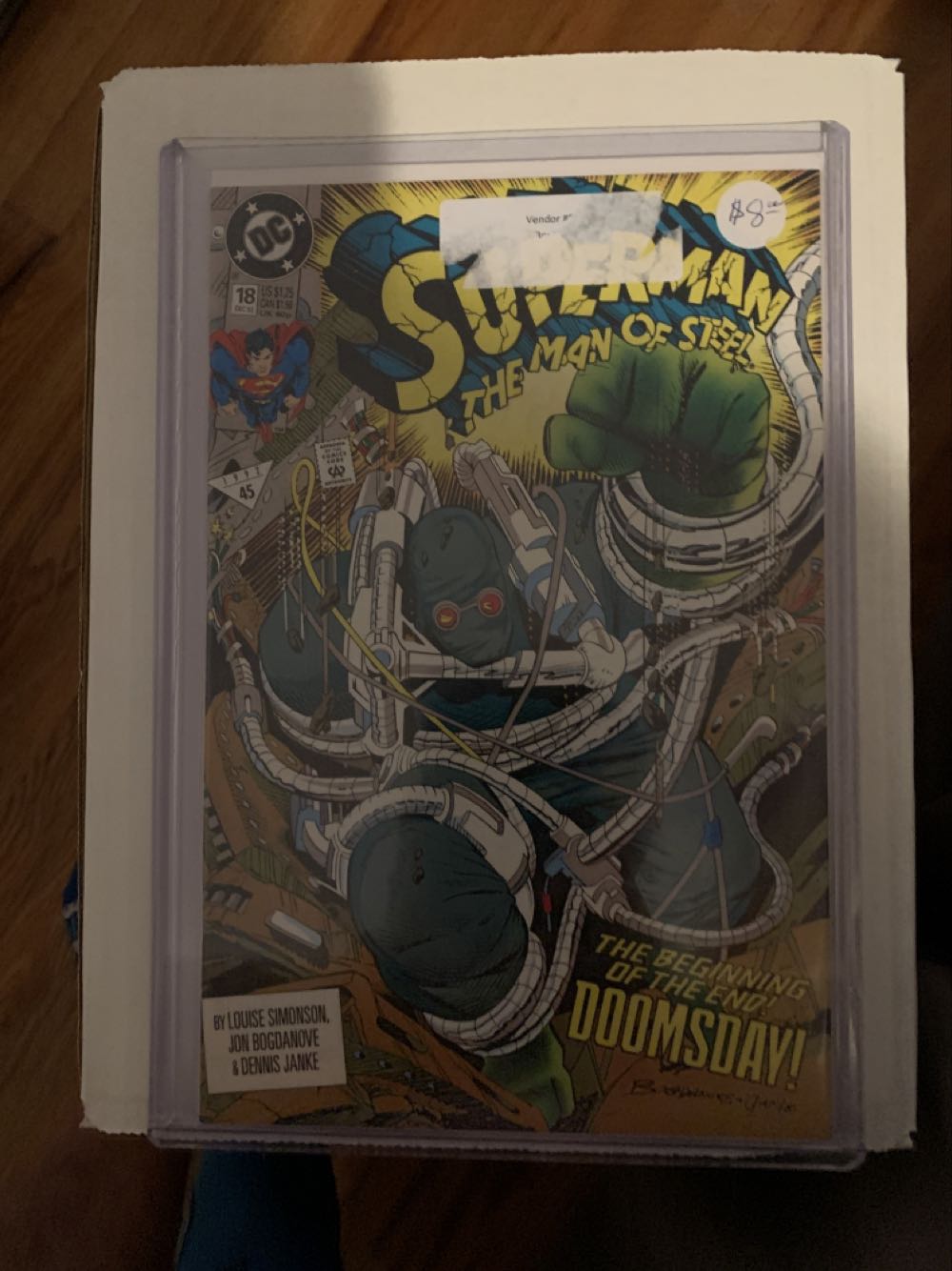 Superman Man Of Steel #18 - DC (18 - Dec 1992) comic book collectible [Barcode 761941200507] - Main Image 2