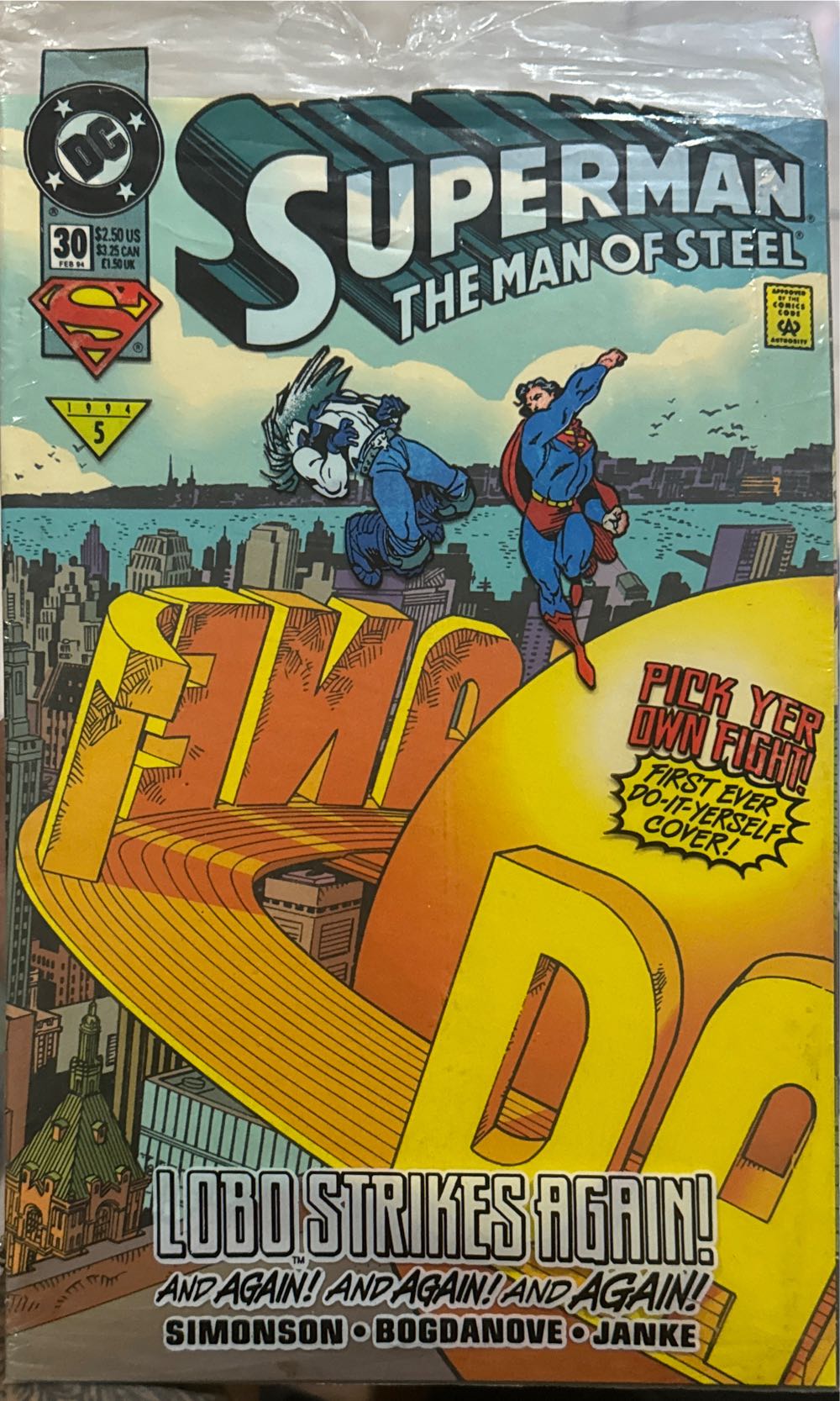 Superman Man Of Steel #30 - DC (30 - Feb 1994) comic book collectible [Barcode 76194120050703011] - Main Image 4