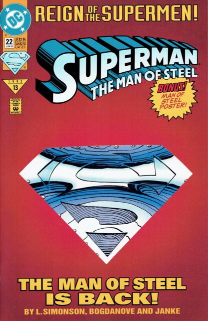 Superman: The Man Of Steel - DC Comics (22 - Jun 1993) comic book collectible - Main Image 1