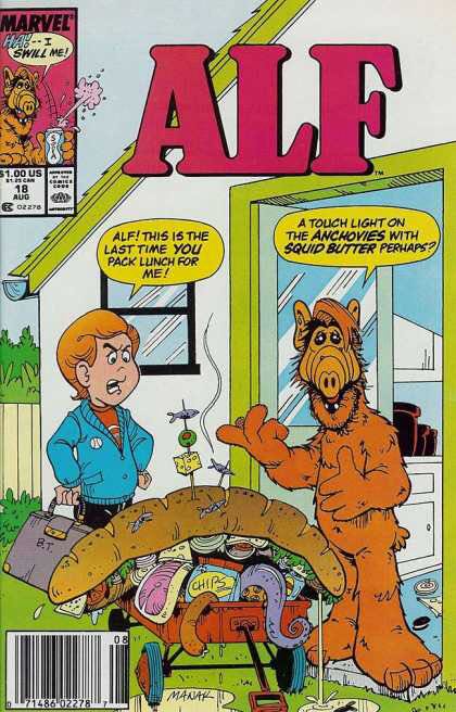 Alf - Marvel (18 - Aug 1989) comic book collectible [Barcode 071486022787] - Main Image 1