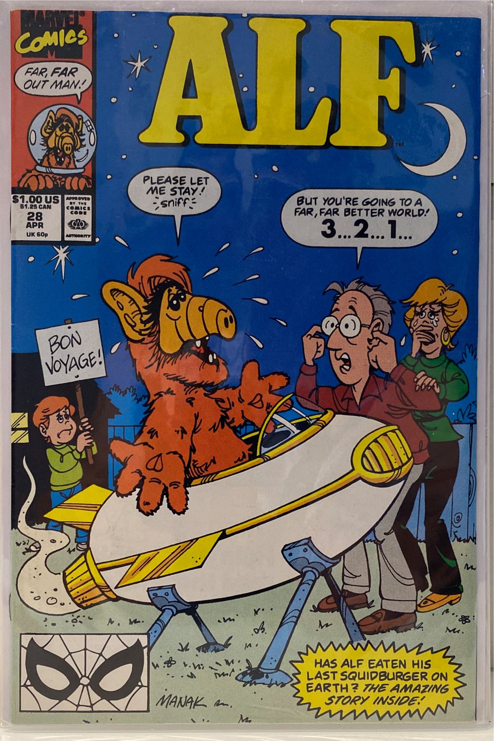 Alf #28 - Marvel Comics (28 - Apr 1990) comic book collectible [Barcode 7148602278] - Main Image 3