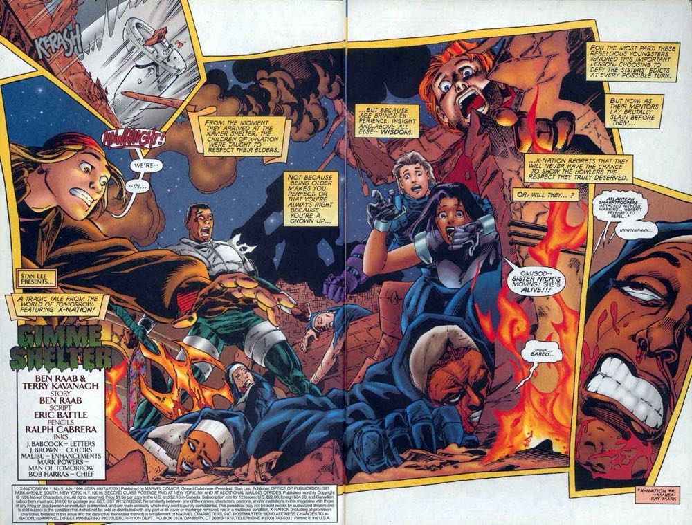 X-Nation 2099 - Marvel Comics (5 - Jul 1996) comic book collectible [Barcode 759606034796] - Main Image 2