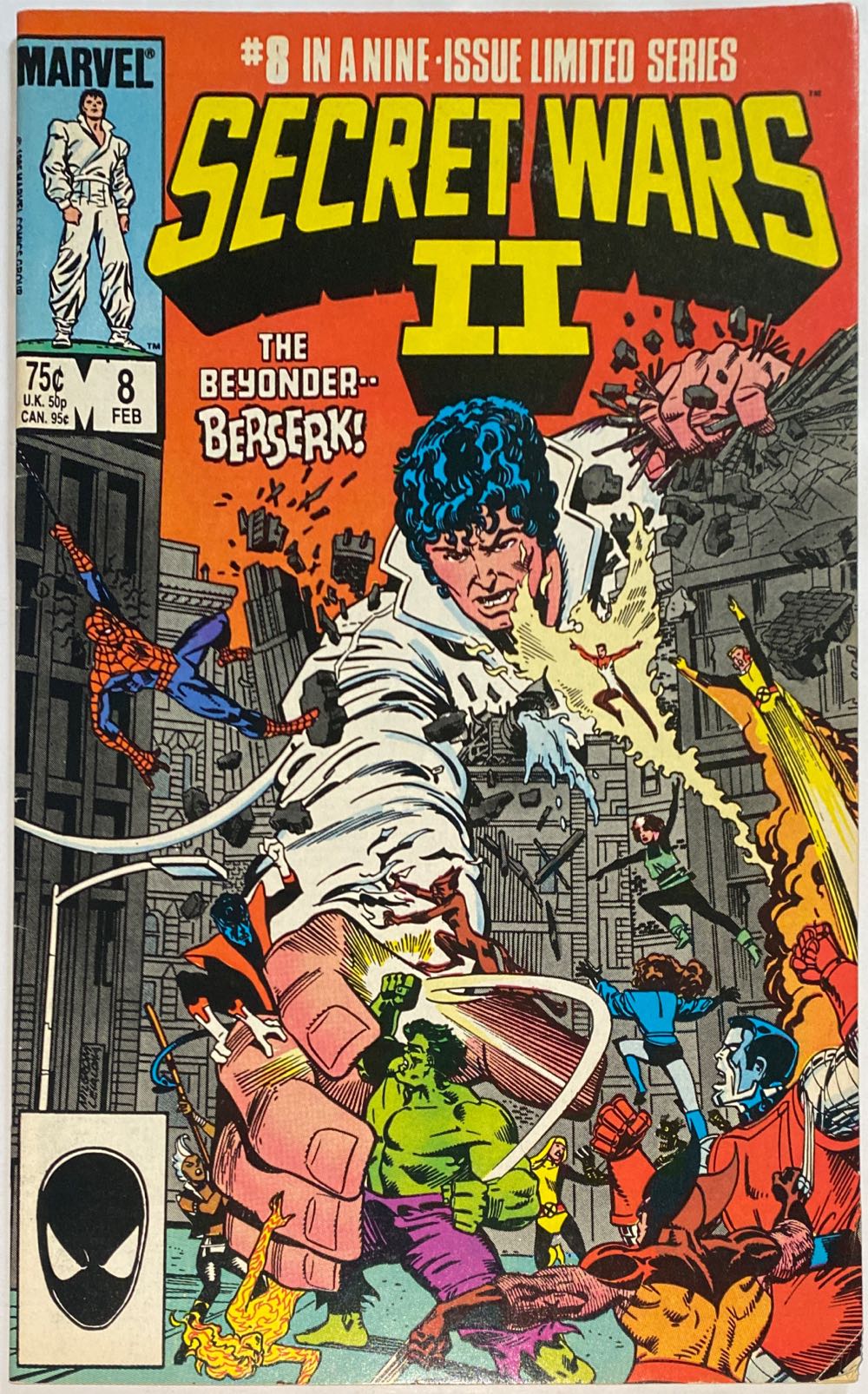 Secret Wars II - Marvel Comics (8 - Feb 1986) comic book collectible [Barcode 071486028314] - Main Image 3