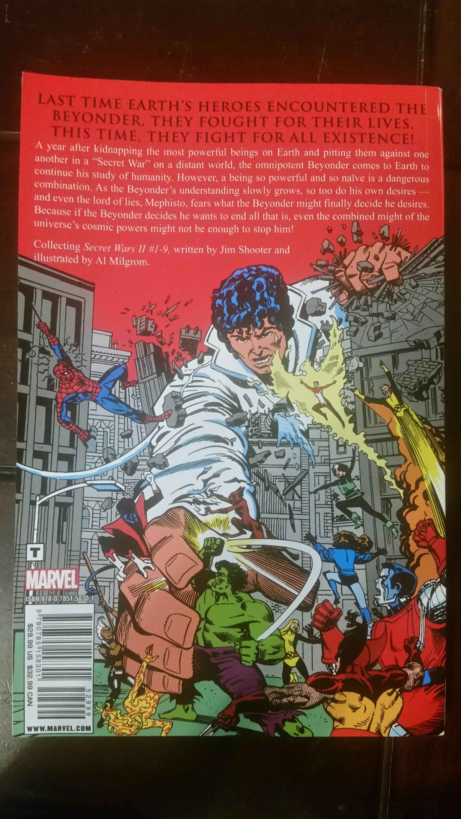 Secret Wars II - Marvel (1 - Dec 2011) comic book collectible [Barcode 9780785158301] - Main Image 2