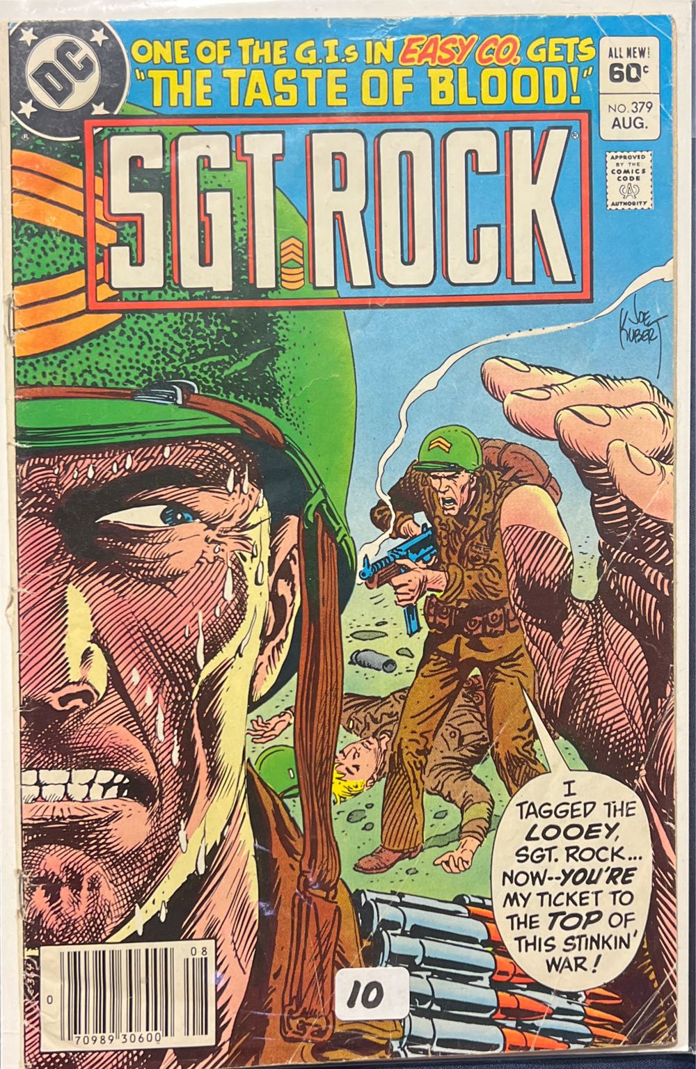 Sgt Rock - DC Comics (379 - Aug 1983) comic book collectible [Barcode 07098930600408] - Main Image 2