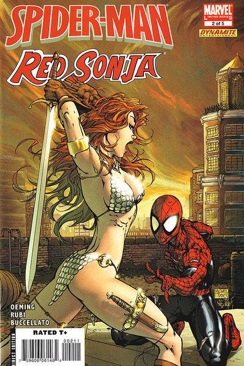 Spider-Man Red Sonja (2007) - Marvel Comics/Dynamite Entertainment (2 - Nov 2007) comic book collectible [Barcode 759606061464] - Main Image 1