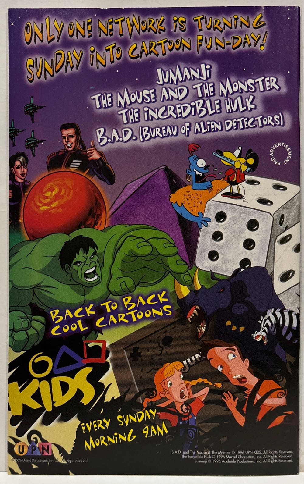 Venom: The Hunger - Marvel Comics (3 - Oct 1996) comic book collectible [Barcode 75960604345300311] - Main Image 2