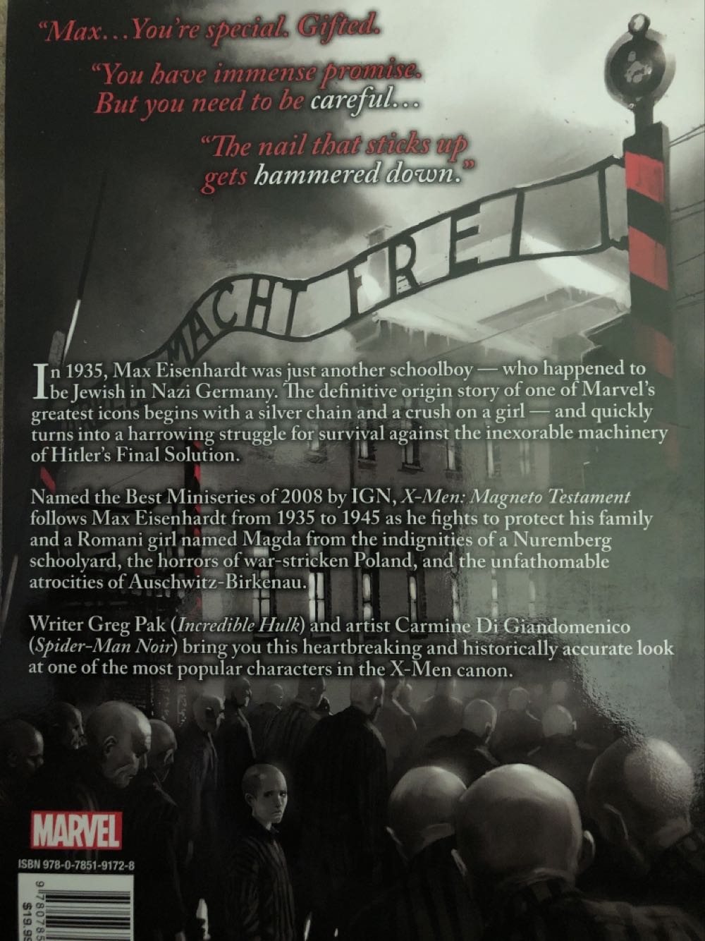 X-Men: Magneto Testament - Marvel Comics comic book collectible [Barcode 9780785191728] - Main Image 2