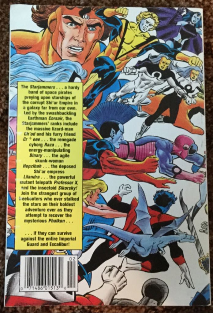 X-Men Spotlight On...Starjammers - Marvel (2 - Jun 1990) comic book collectible [Barcode 071486015130] - Main Image 2