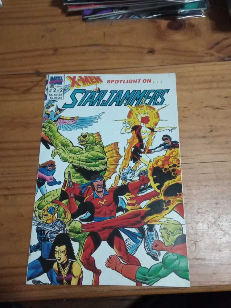 X-Men Spotlight On...Starjammers - Marvel (2 - Jun 1990) comic book collectible [Barcode 071486015130] - Main Image 3