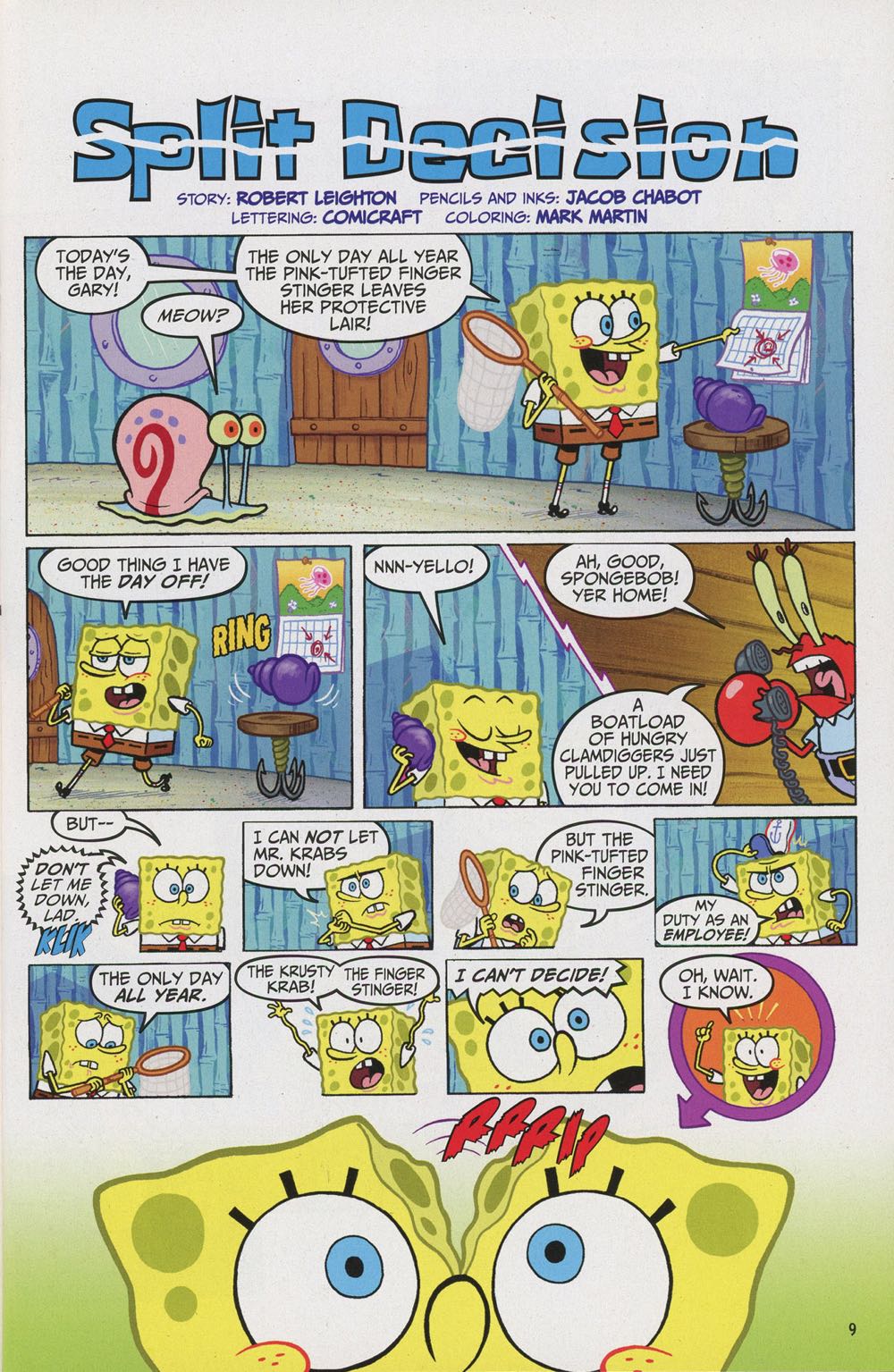 Spongebob Comics  (May 2025) comic book collectible [Barcode 9781427807786] - Main Image 4