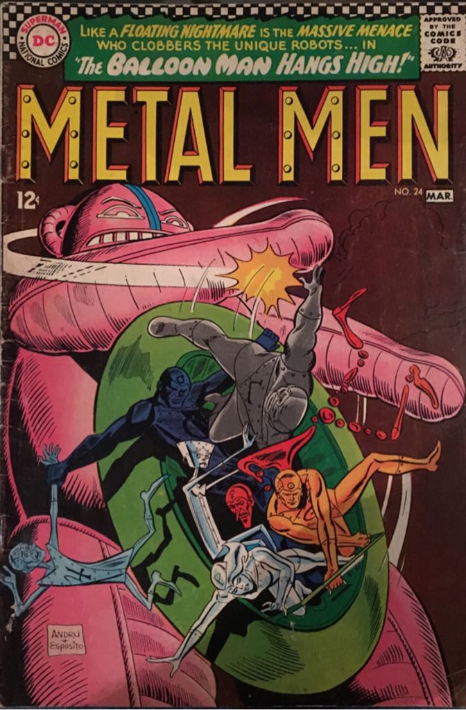 Metal Men - DC Comics (24 - Mar 1967) comic book collectible - Main Image 1