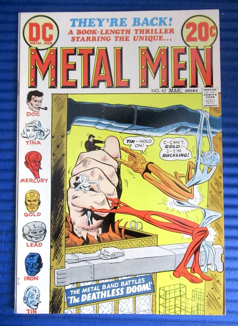 Metal Men - DC (Detective Comics) (42 - Mar 1973) comic book collectible - Main Image 3
