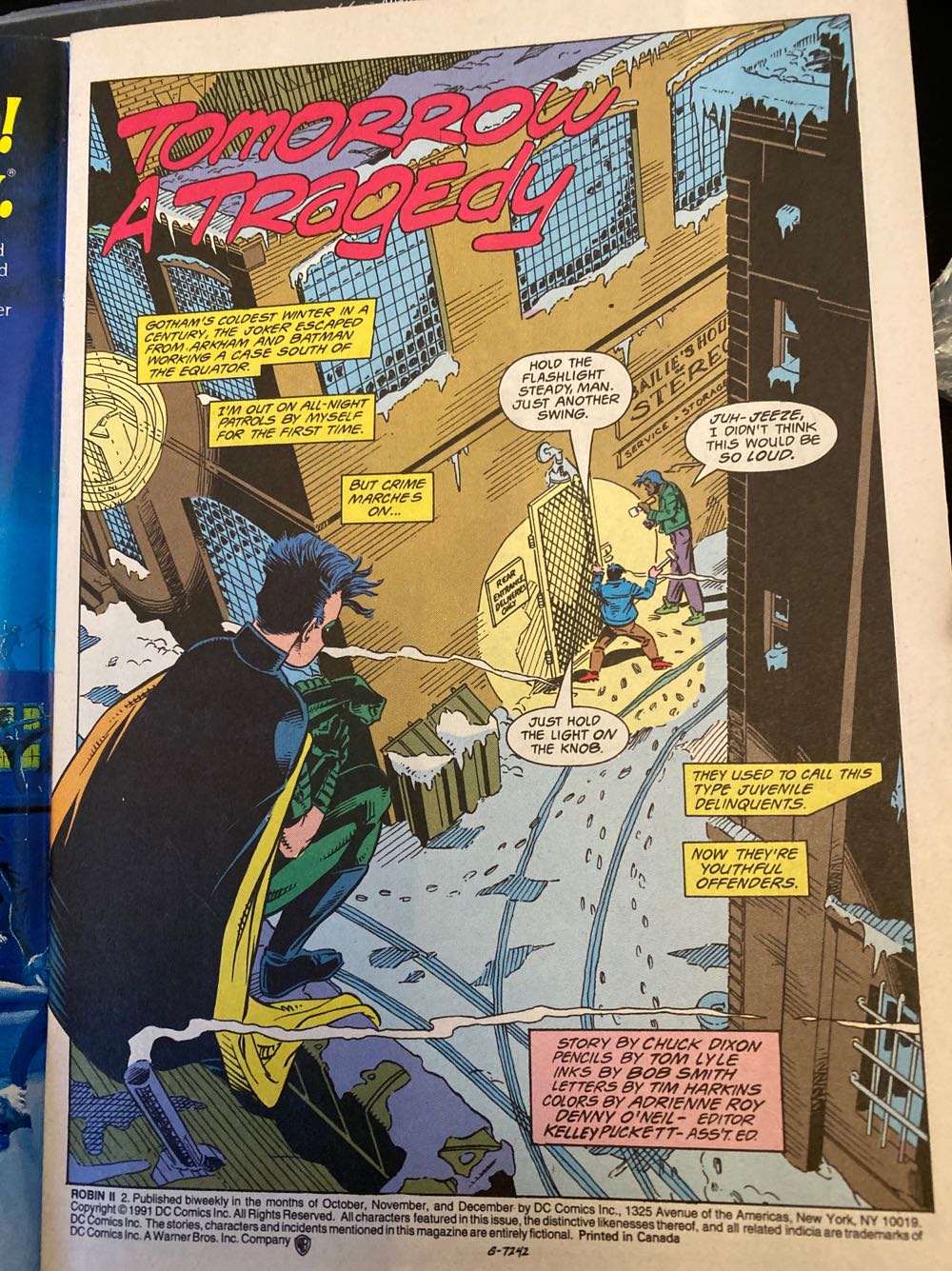 Robin II: The Joker’s Wild! - DC Comics (2 - Nov 1991) comic book collectible [Barcode 69] - Main Image 3