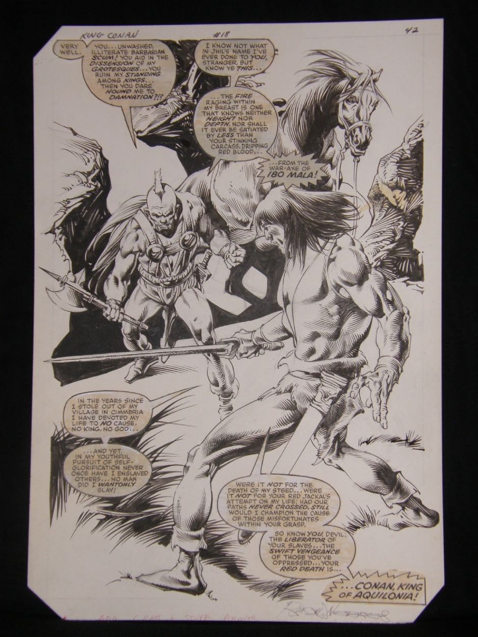 King Conan - Marvel Comics Group (18 - Sep 1983) comic book collectible [Barcode 071486024804] - Main Image 4