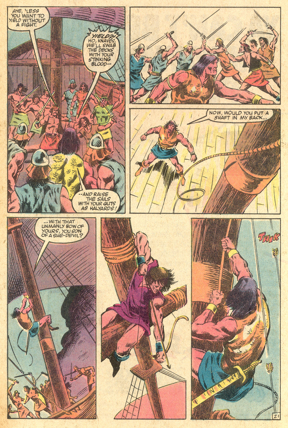 King Conan - Marvel Comics Group (19 - Nov 1983) comic book collectible [Barcode 071486024804] - Main Image 2