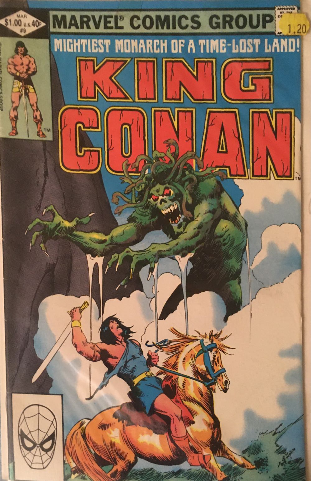 King Conan - Marvel Comics Group (9 - Mar 1982) comic book collectible - Main Image 3