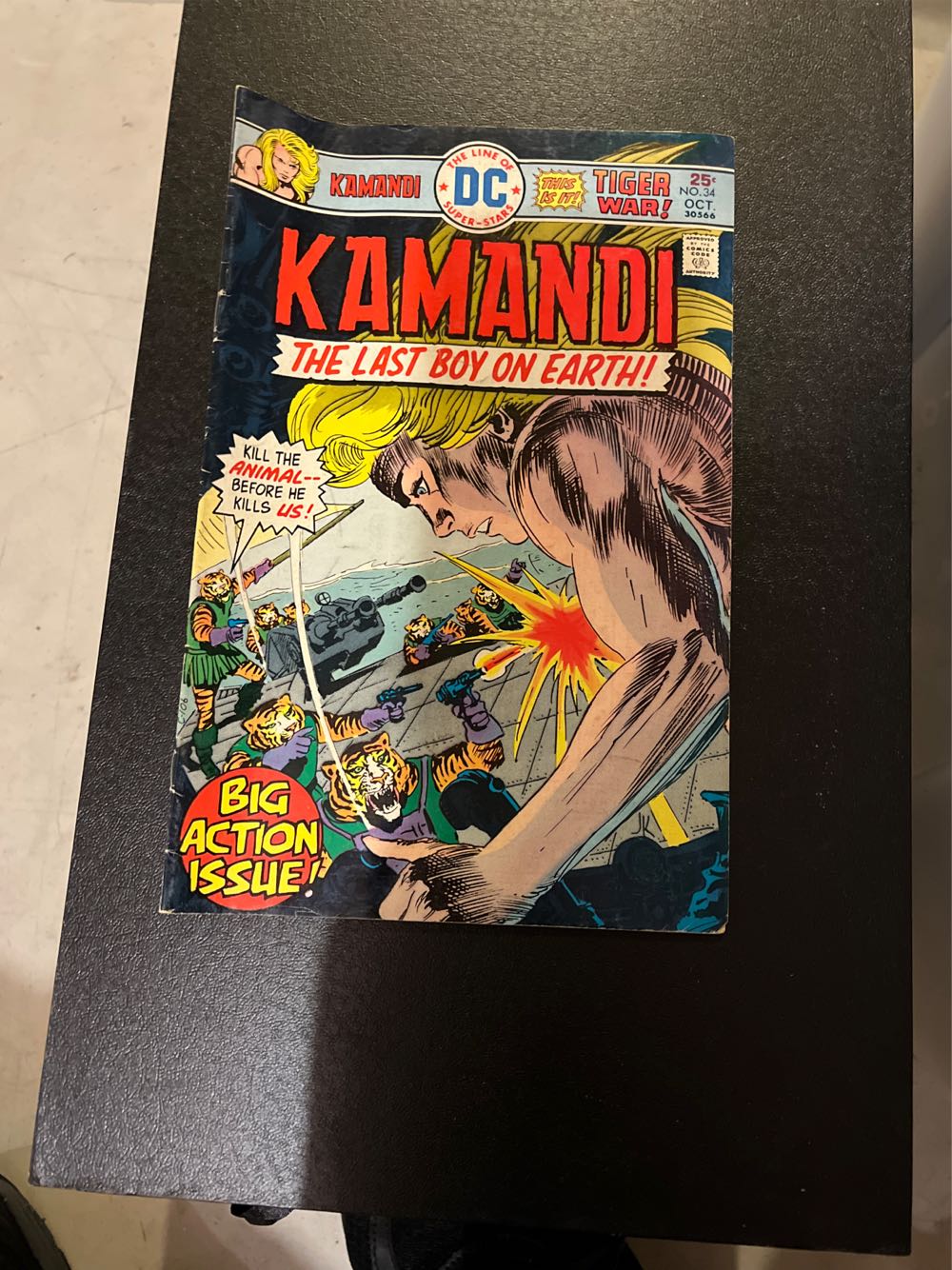 Kamandi - DC (Detective Comics) (34 - Oct 1975) comic book collectible - Main Image 2