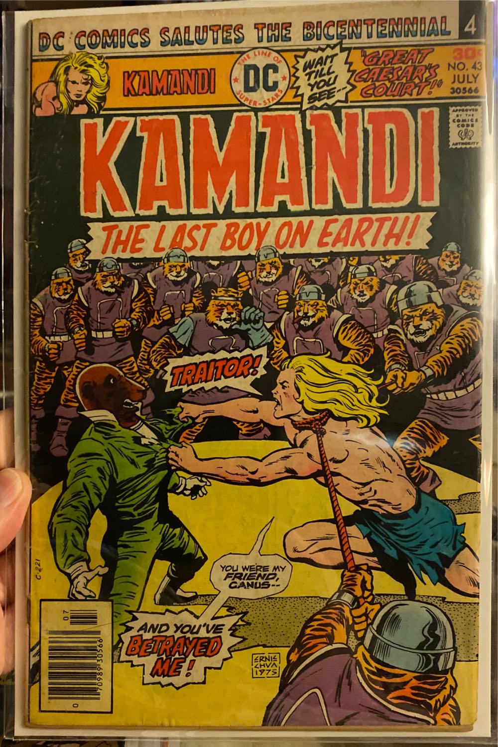 Kamandi - DC (43 - Jul 1976) comic book collectible - Main Image 1