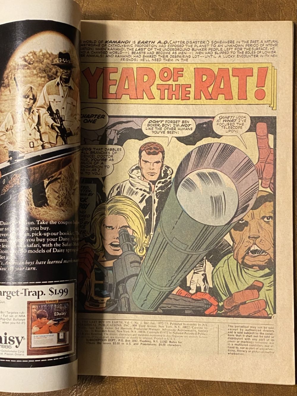 Kamandi, The Last Boy On Earth - DC Comics (2 - Jan 1972) comic book collectible - Main Image 2