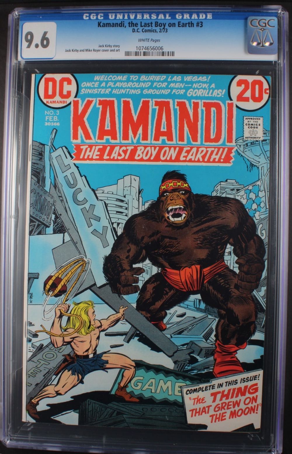 Kamandi - DC (Detective Comics) (13 - Jan 1974) comic book collectible - Main Image 3