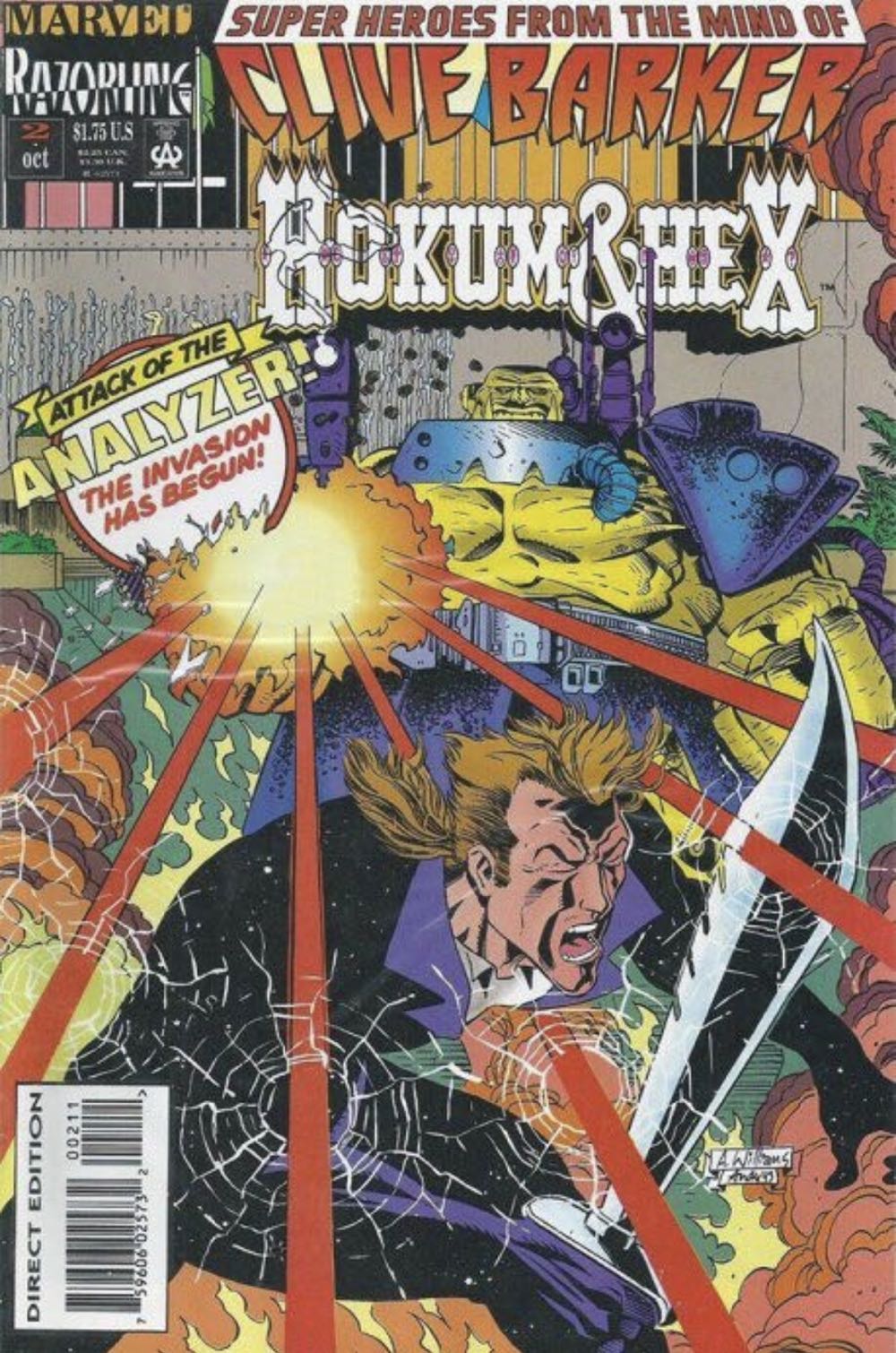 Hokum and Hex - Marvel (1 - 09/1993) comic book collectible [Barcode 759606025732] - Main Image 2
