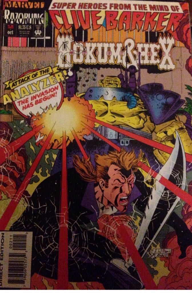 Hokum and Hex - Marvel / Razorline (2 - Oct 1993) comic book collectible [Barcode 759606025732] - Main Image 1