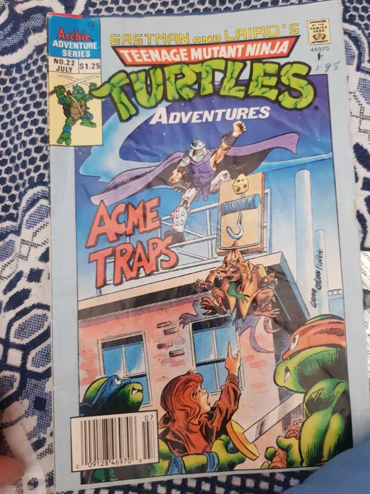 Teenage Mutant Ninja Turtles Adventures #22 - Archie Comics (22 - 07/1991) comic book collectible [Barcode 009128469706] - Main Image 2