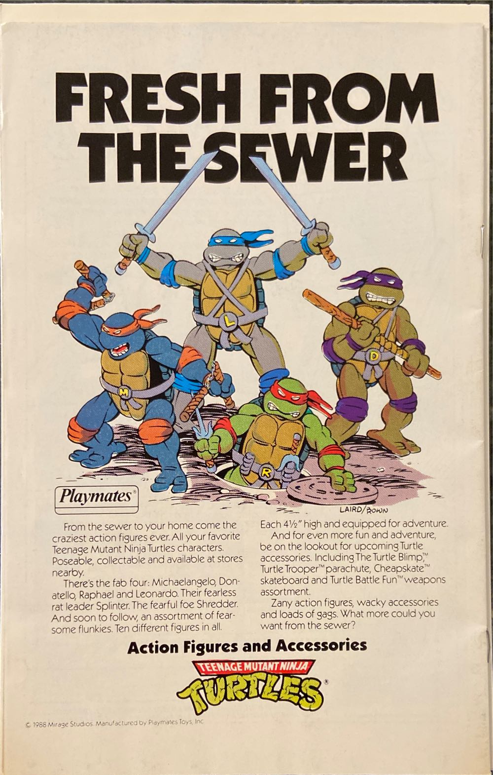 Teenage Mutant Ninja Turtles Adventures - Archie Comics (1 - Mar 1989) comic book collectible [Barcode 076956145317] - Main Image 2