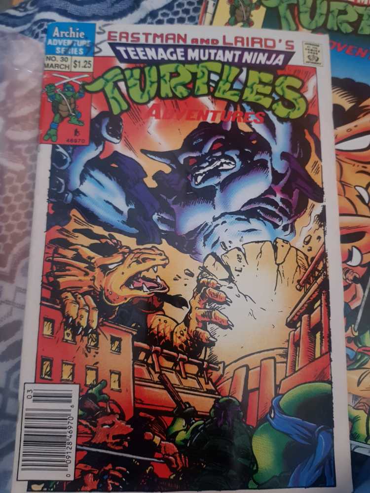 Teenage Mutant Ninja Turtles Adventures #30 - Archie Adventure Series (30 - Mar 1992) comic book collectible [Barcode 009128469706] - Main Image 2