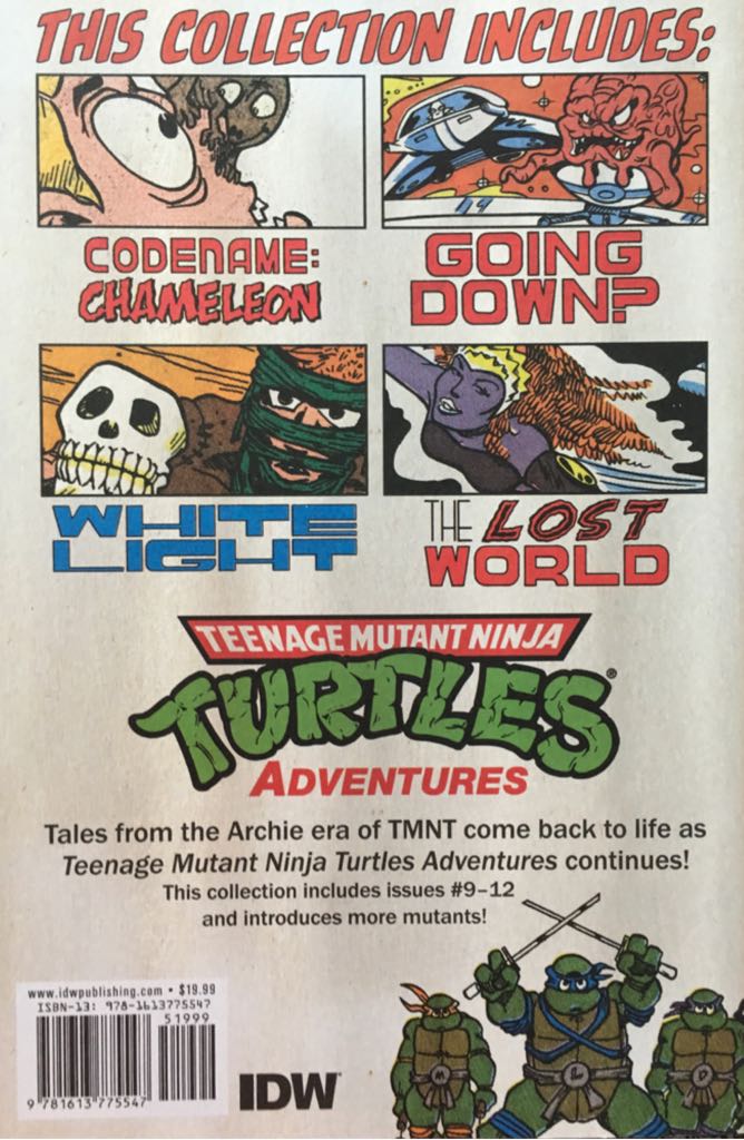 Teenage Mutant Ninja Turtles Adventures Volume 3 - IDW (3) comic book collectible [Barcode 978161377554751999] - Main Image 2